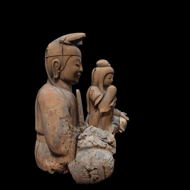 Shinto-goden Old Staue Art Feng historisch artefact oud object