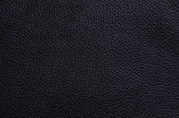 Shiny black leather texture