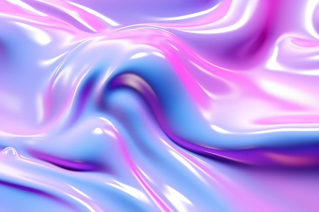 Shiny blue and purple liquid texture pattern