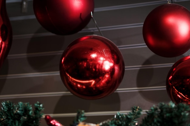 Shiny christmas balls