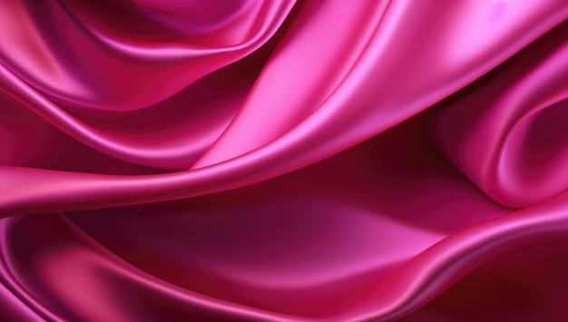 A shiny and fluid pink wavy background