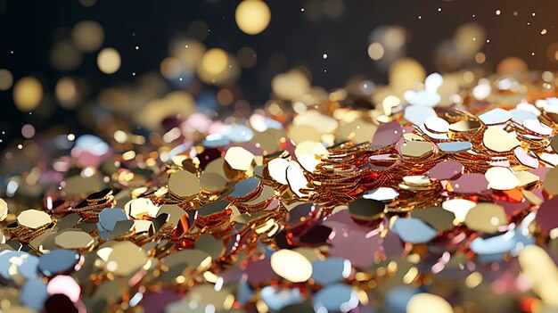 Shiny Foil Confetti in Various Shapes