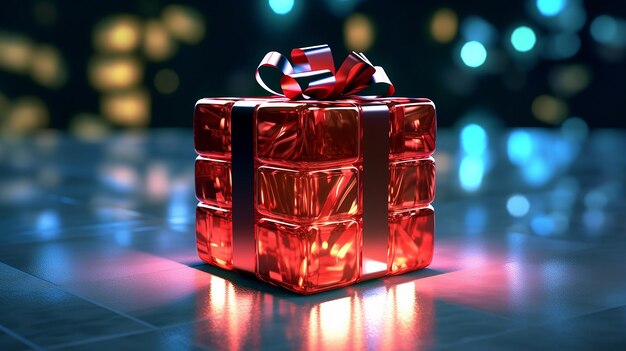 shiny gift box