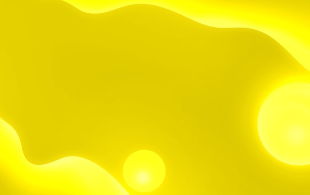 Фото Блестящий свет влияет на абстрактный дизайн фона твердый свет лимонный желтый цвет