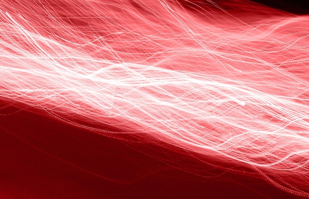 Блестящие светящиеся эффекты Абстрактный дизайн фона Коктейль Красный цвет