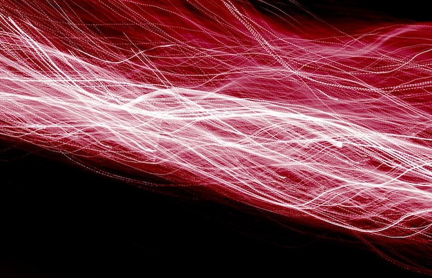 Shiny Glowing Effects Abstract background design Dark Flame Red Color