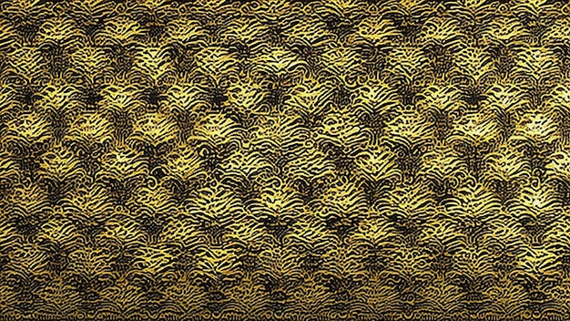 Shiny gold background with patterns Luxury Golden abstract wall