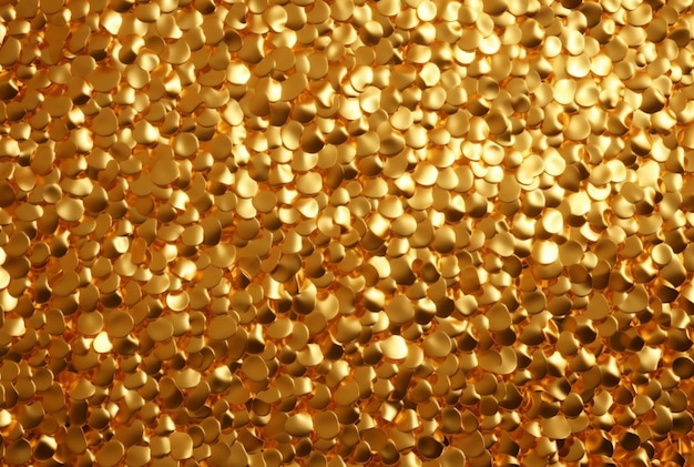 Блестящая золотая стена фоновая текстура генеративный ai