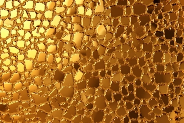 Shiny gold wall background texture generative ai