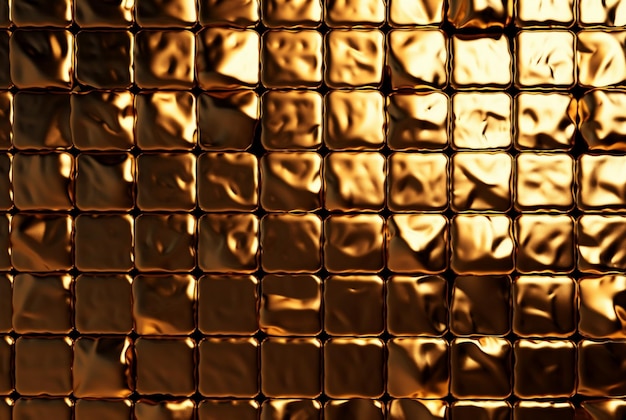 Foto texture di sfondo muro oro lucido ai generativa