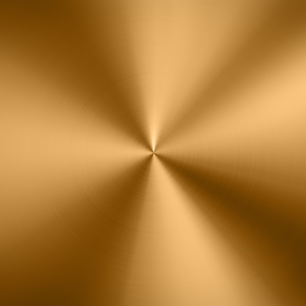 Shiny golden metal plate background