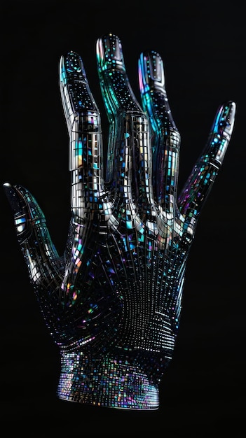 Shiny Material Hand