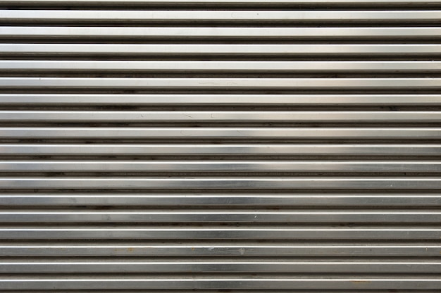 Shiny Metal Grill Wall