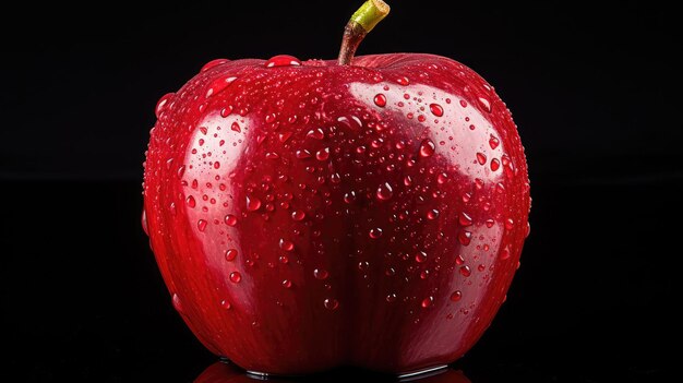 A shiny red apple to commemorate Back to School