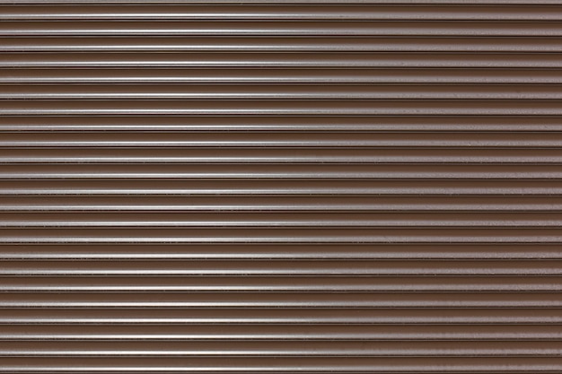 Shiny rolling shutter door texture con linee orizzontali.