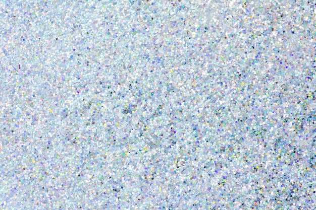 Photo shiny silver glitter textured background