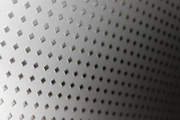 Shiny Small Squares On A Metallic Surface Angle View Texture Background