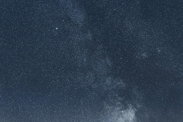 夜空の輝く星、星空の夜空