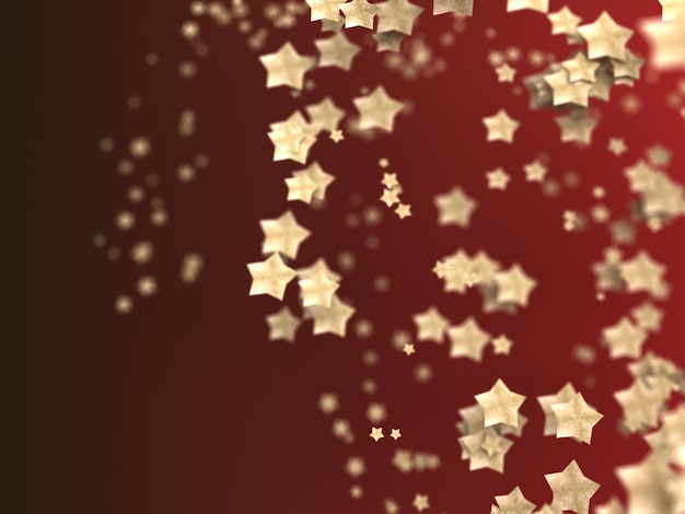 Shiny Stars Particles on smooth background