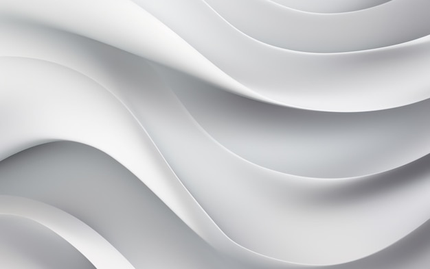 Shiny white and gray background with wavy lines