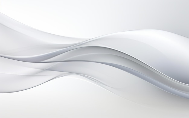 Shiny white and gray background with wavy lines