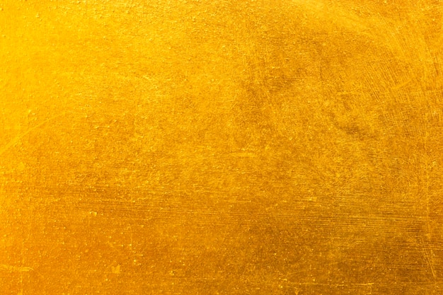 Shiny yellow leaf gold foil texture