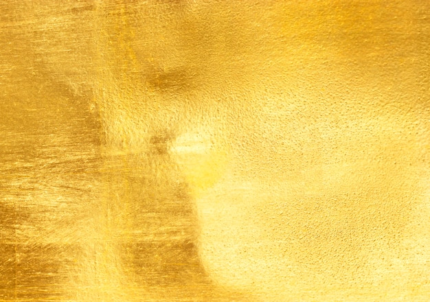 Photo shiny yellow leaf gold foil texture