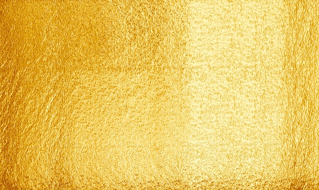 Shiny yellow leaf gold foil texture