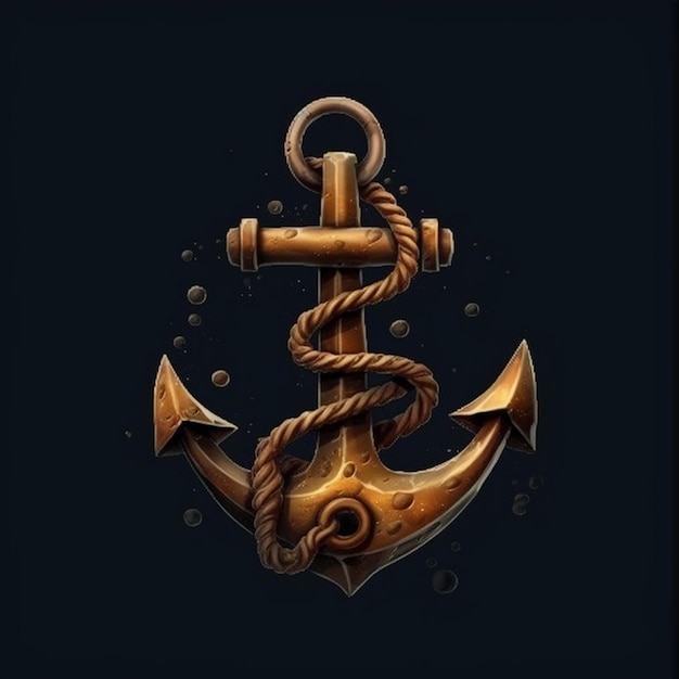 Photo ship anchor logo