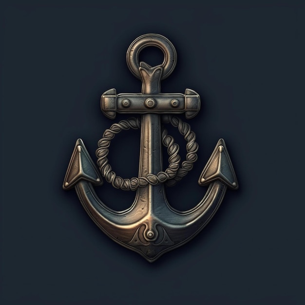 Photo ship anchor logo