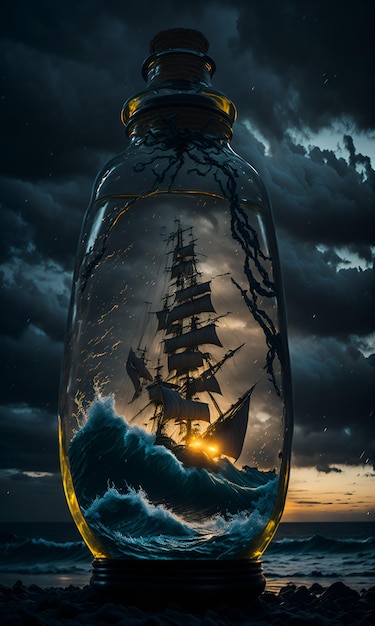 Ship in a bottle wallpapers