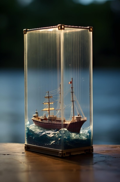 Ship diorama