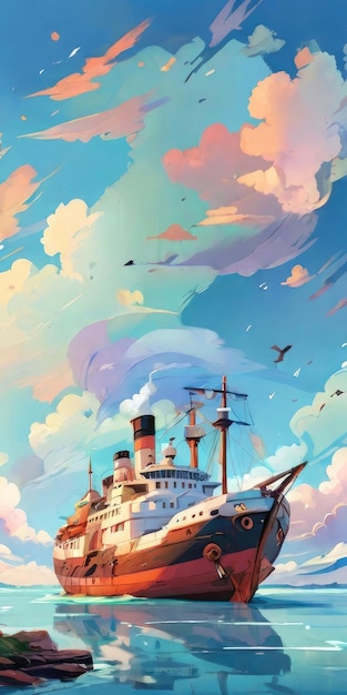 ship illustration