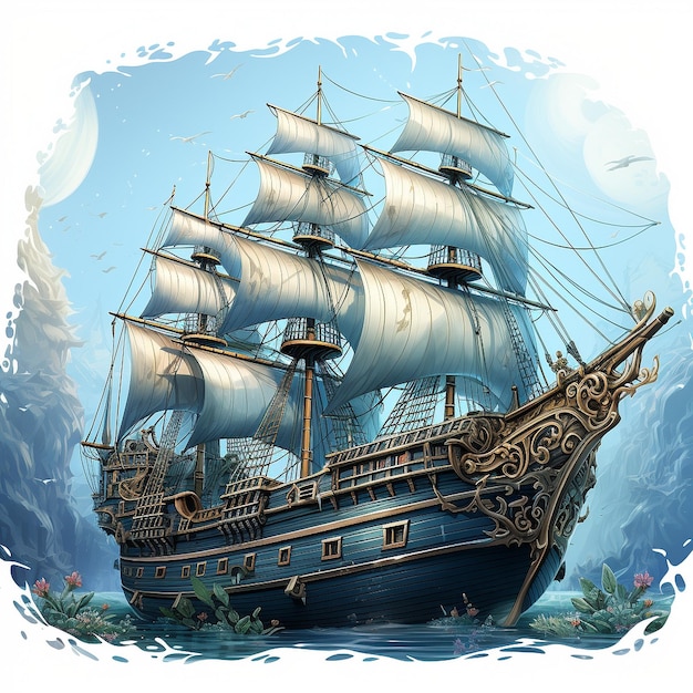 Ship illustration