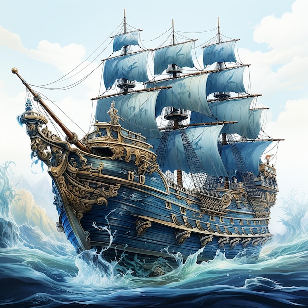 Ship illustration