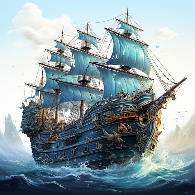 Ship illustration