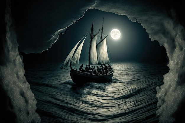 ship in the night