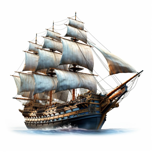 Ships with white background high quality ultra hd