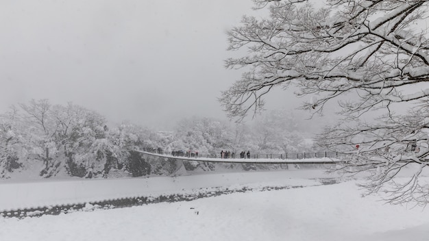 Shirakawa go snow season japan 