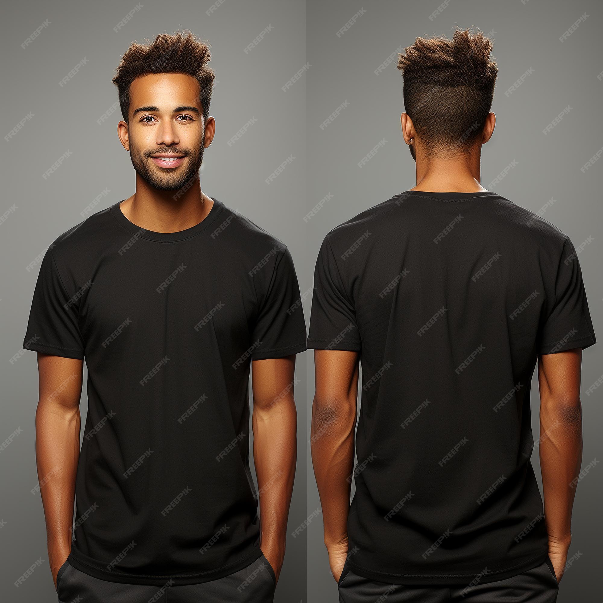 Black T Shirt Back Images - Free Download on Freepik