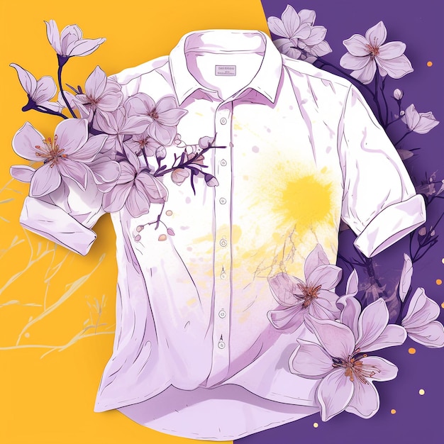 shirt design vector style the sun and a close look