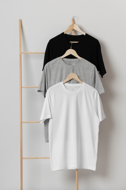 shirt mockup concept with plain clothing