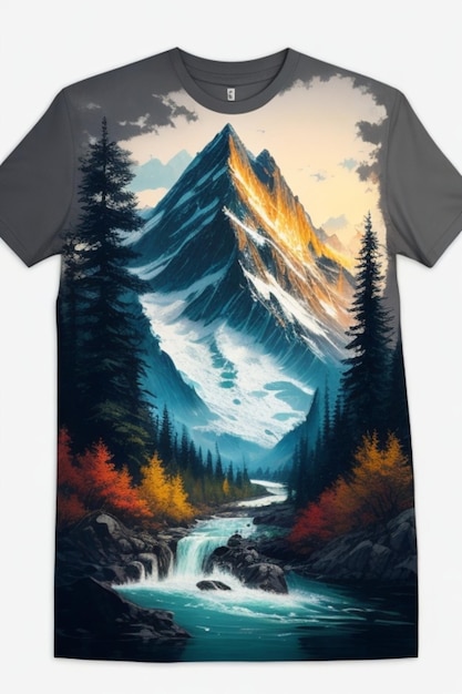 a shirt that says waterfall on it