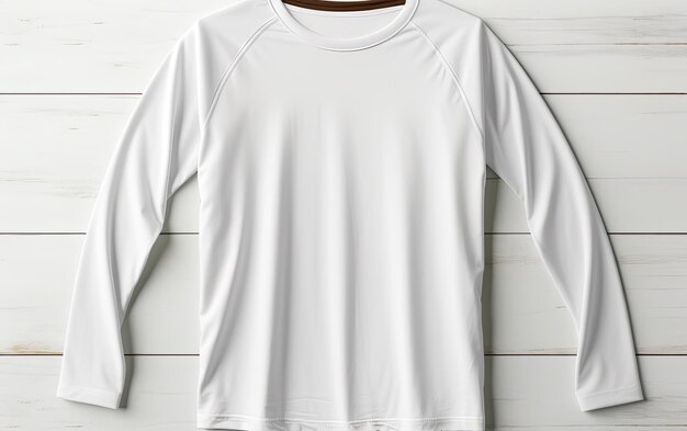 Photo shirt on white background