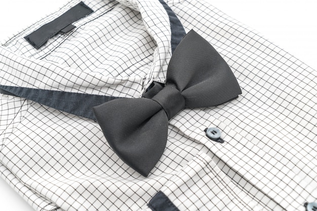 shirt with bow tie