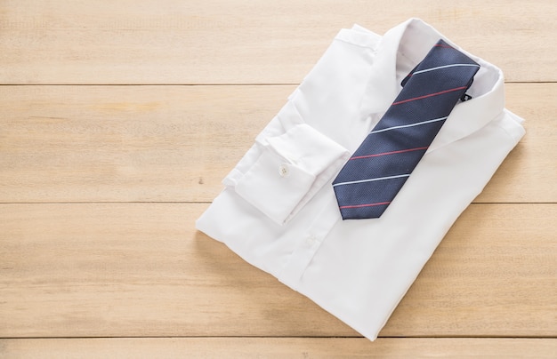 shirt with necktie