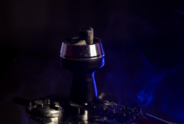 Shisha hookah with hot coals