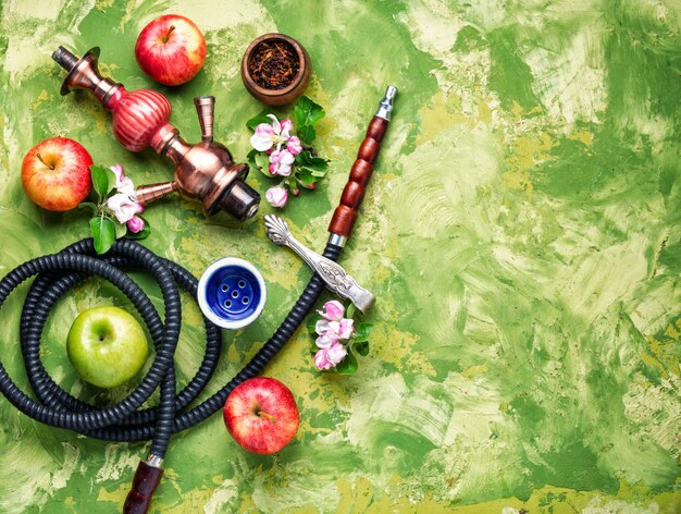 Shisha with apple tobacco