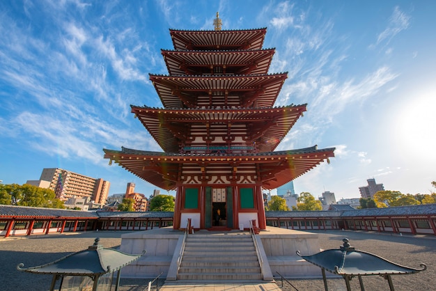 Photo shitenno-ji temple