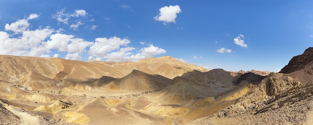 Shkhoret-kloof in de Arava-woestijn, Israël